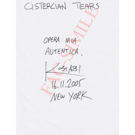 Mark Kostabi - Cistercian tears - Painting oil on canvas - photo 25