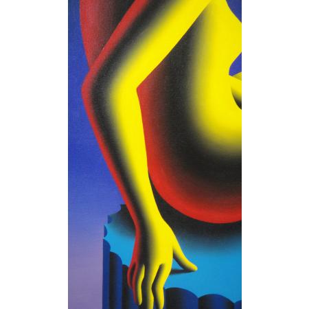 Mark Kostabi - Goddess of confirmation - Painting oil on canvas - photo 2