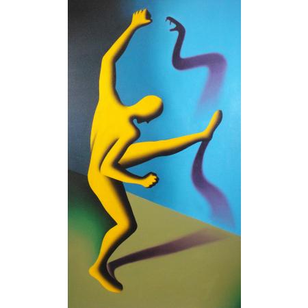 Mark Kostabi - The enemy within - Painting oil on canvas - photo 1