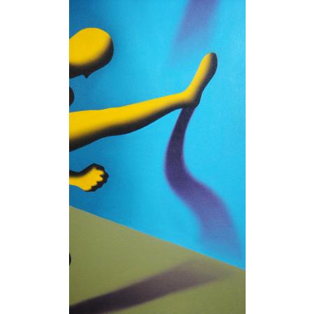 Mark Kostabi - The enemy within - Painting oil on canvas - photo 4