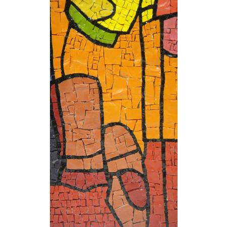 Valerio Adami - Senza titolo - Quadro mosaico - foto 4