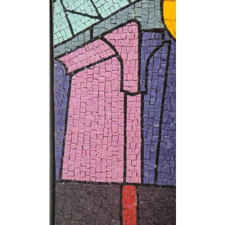 Valerio Adami - Senza titolo - Quadro mosaico - foto 6