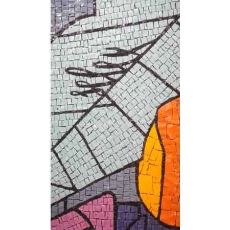Valerio Adami - Senza titolo - Quadro mosaico - foto 7