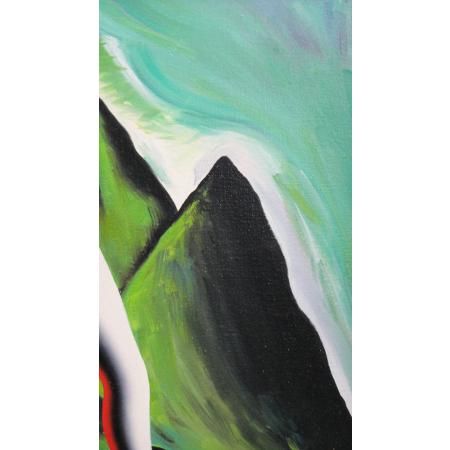 Mark Kostabi - Walking the walk - Oil on canvas - photo 3